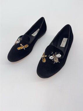 Vintage havana sue velvet flats new